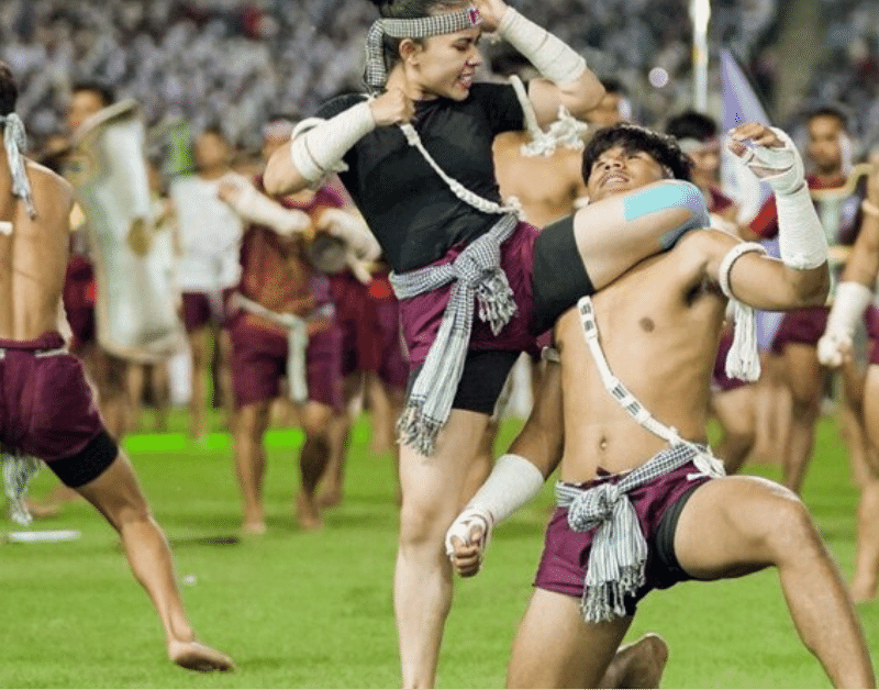 Kun Khmer, the ancient boxing of the Khmer Empire. This martial art has a rich history dating back to the Angkor period and is deeply rooted in Cambodia