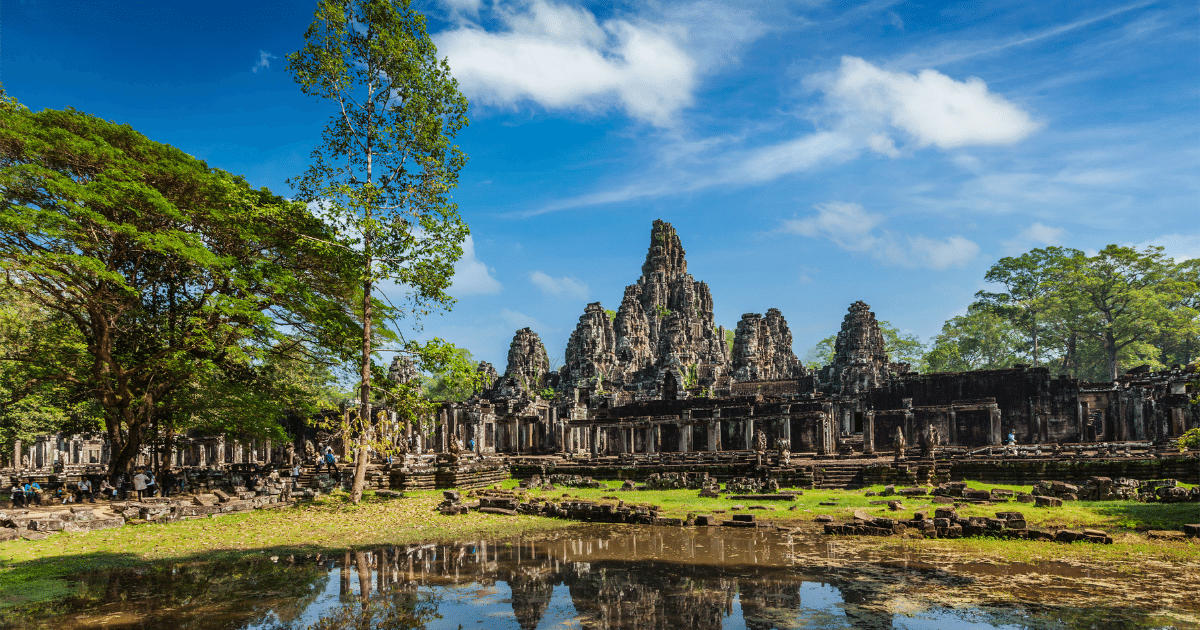 Situated at the heart of the Angkor Thom complex, the Bayon Temple is a mesmerizing masterpiece that showcases the rich cultural heritage of Cambodia.